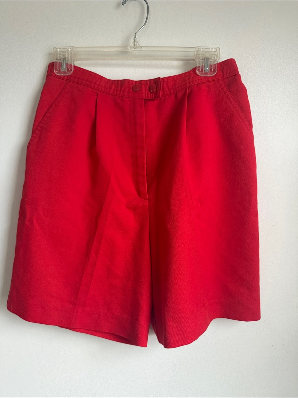 Vintage Lily’s of Beverly Hills Red High-Waisted Shorts | Size 10